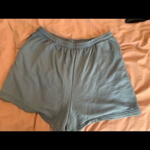 Women’s blue aerie sweat shorts (have matching top listed!)